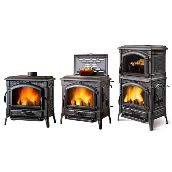 La Nordica Isotta EVO, Isotta Con Cerchi ja Isotta Con Forno kamiinat | La Nordica Isotta EVO, Isotta Con Cerchi and Isotta Con Forno stoves