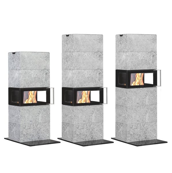 Norsk Kleber Domino -vuolukivitakka | Norsk Kleber Domino soapstone fireplace